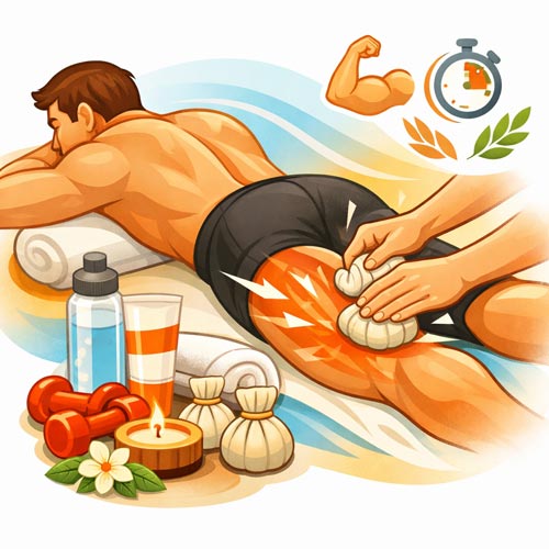 masaż sportowy - grafika